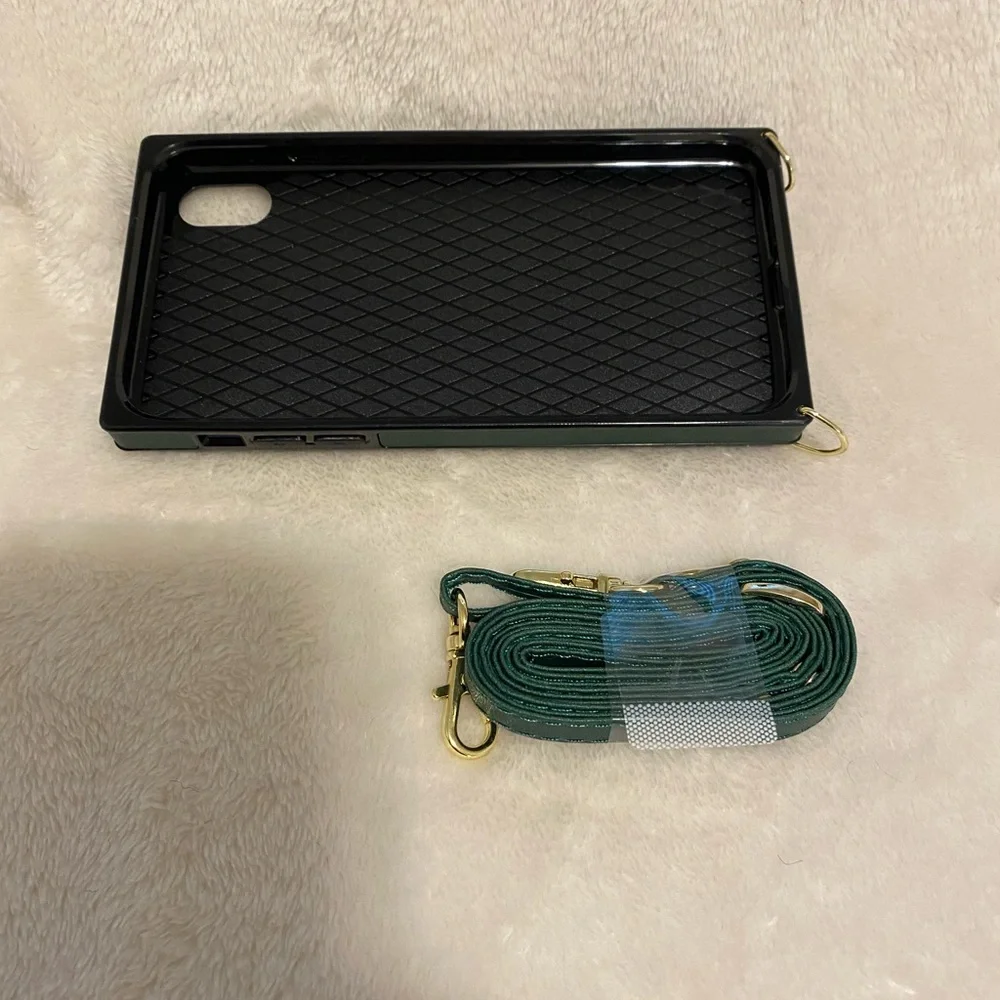 🌸 Green Crossbody Phone Wallet - Picture 3 of 8